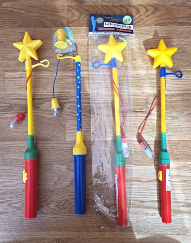 Kinder led laternenstab - 4x,
