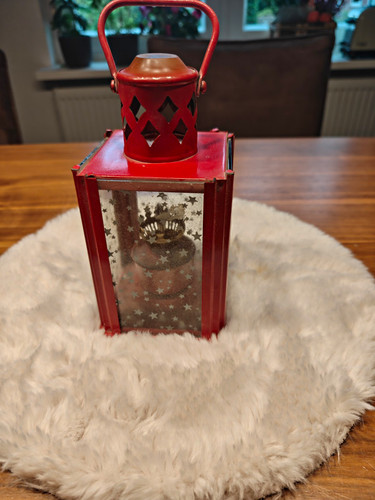 Rote metall glas - rote, metall-glas